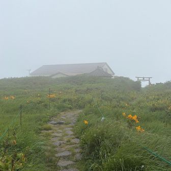中の宮神社が見えてきた