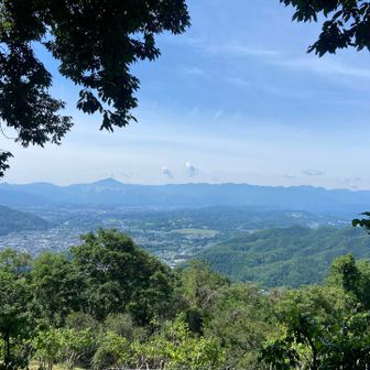 天気が良くて、奥の山の方まで見えた❗️
