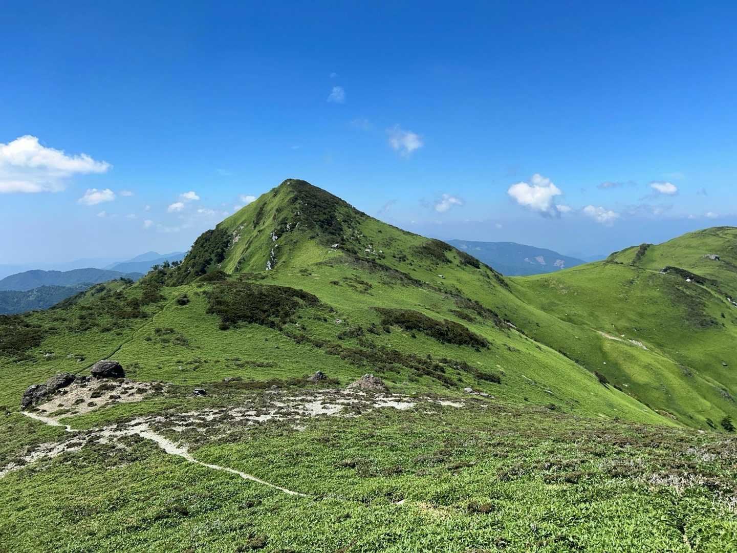 天狗塚登山口-第1ピーク-天狗塚-牛の背 往復コースの写真