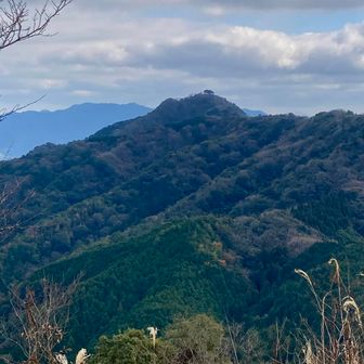 東岳から見る琴石山です。