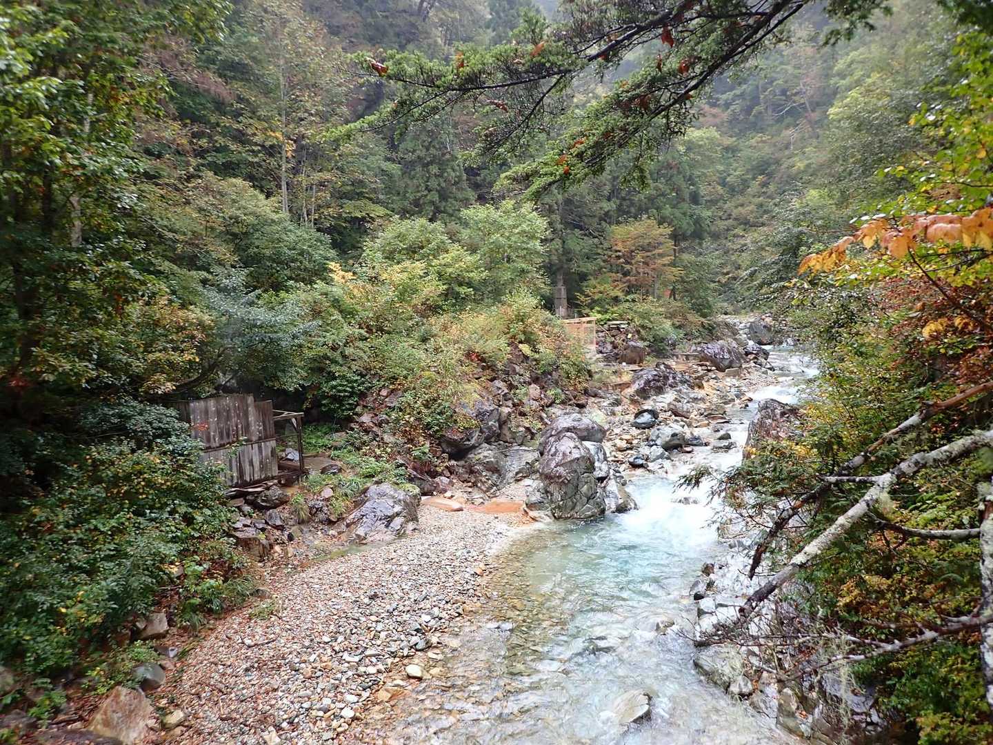 露天風呂の屋根が見えた！