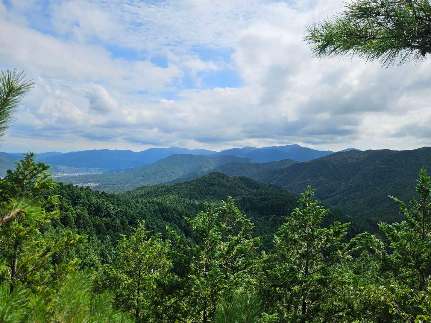 日向山からの景色です
遠くに九千部山、脊振山、金山が見えます👀