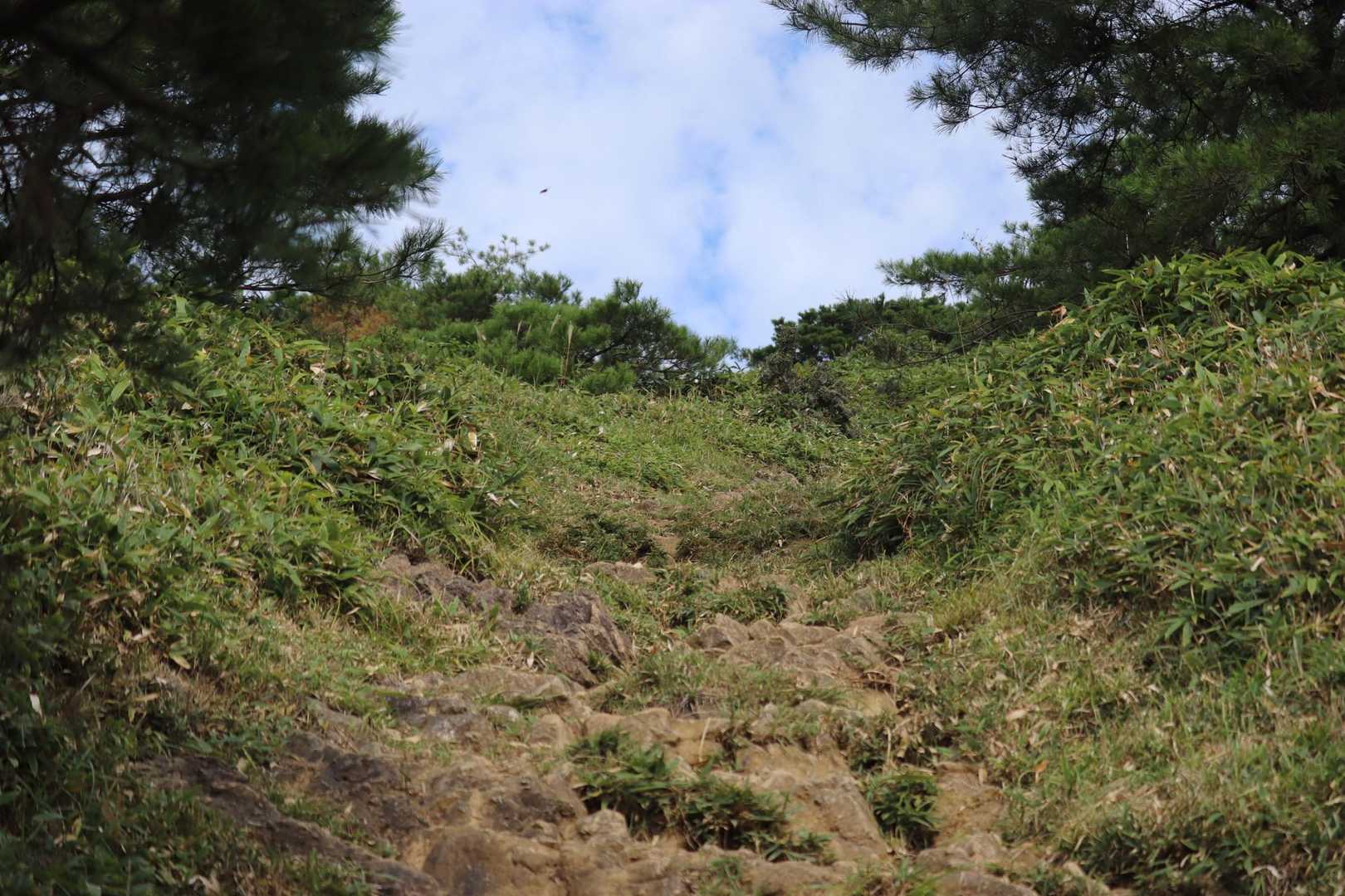 登り返しの岩場

背中からジリジリ　🥵💦💦