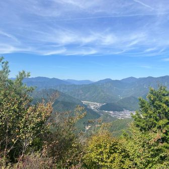 奥に荒島岳