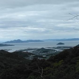 大岩展望から　詫間方面
