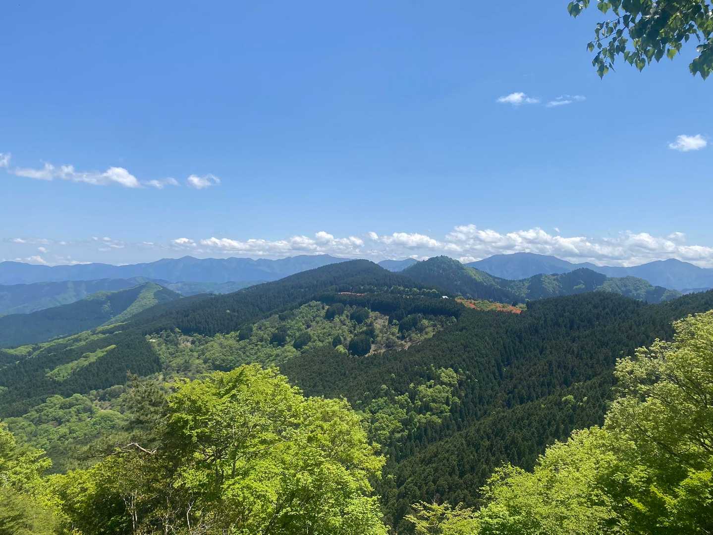 高越山登山口-高越山-高越寺 往復コースの写真