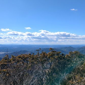 淡路の右側かすかに四国の稜線が…写真では分からんね