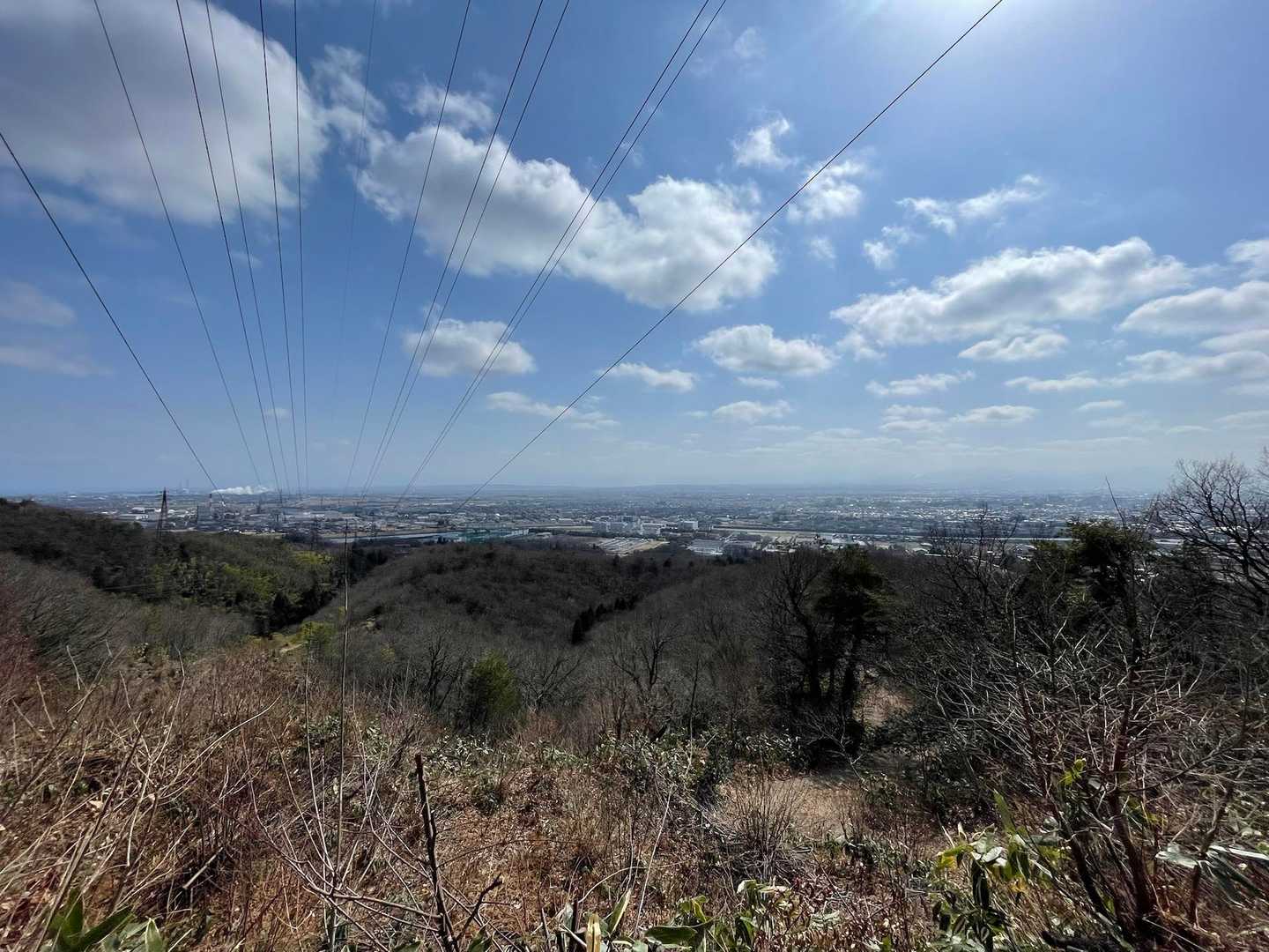 牛岳は見えました