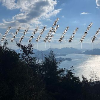 愛する初登山🥾の石鎚山が見えます😍