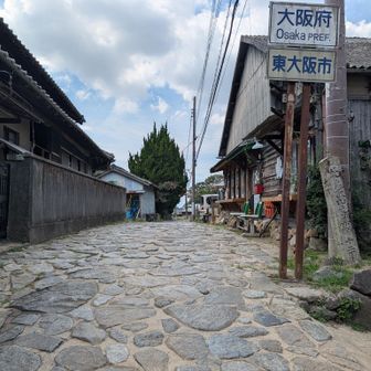 ここから「ぼくらの広場」方面へ向かう予定でしたが、時間が押してしまったので、予定を変更して暗峠から大阪側に直下します