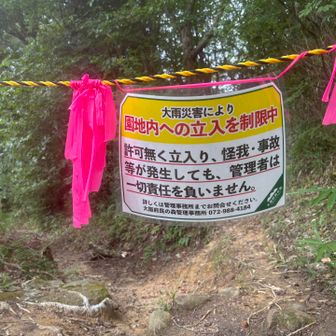 現在くろんど園地は立ち入り制限中です。