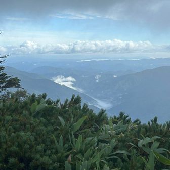 多分奥只見湖と新潟方面
ああ、越後駒ヶ岳とか平ヶ岳とか妙高山⛰️
行きたいけど時間とお金💴が…登山は何気に
お金かかりますからね！
仕事頑張って資金貯めないと😓