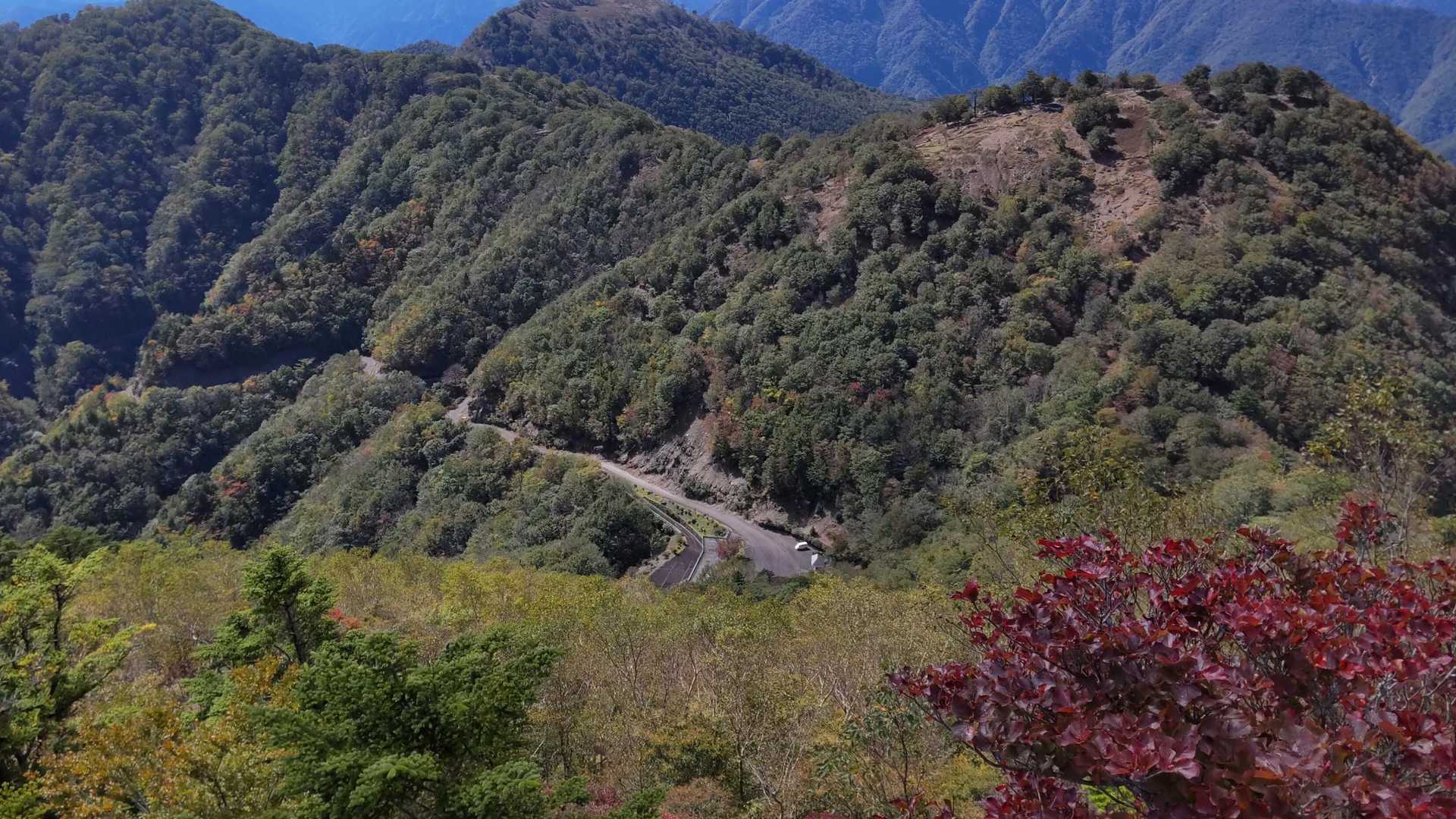 見ノ越登山口-ジロウギュウ峠-次郎笈 往復コースの写真