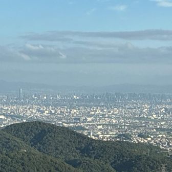大阪市内
比較的今日は遠くまで良く見える