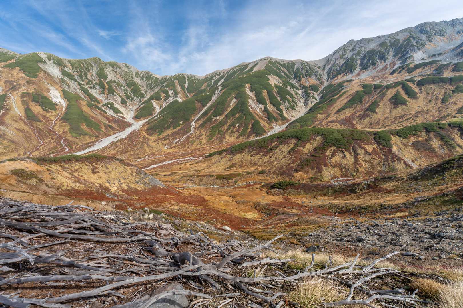 別山-室堂登山口 縦走コースの写真