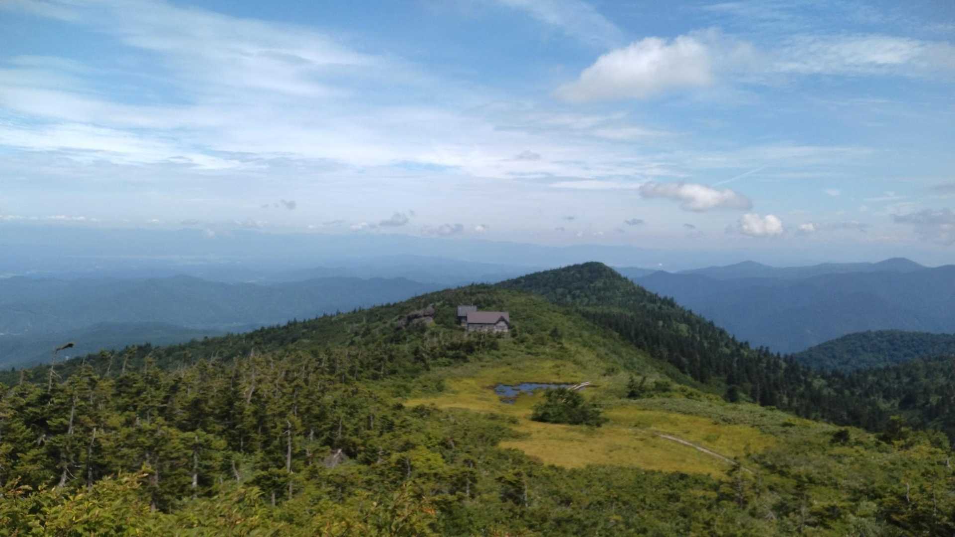 森吉神社方向
