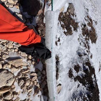 見てこれ！！氷のロープ！！