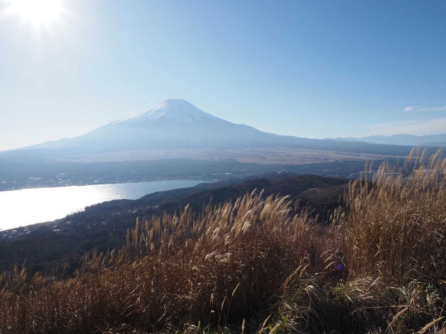 前回は見えなかった富士山🗻