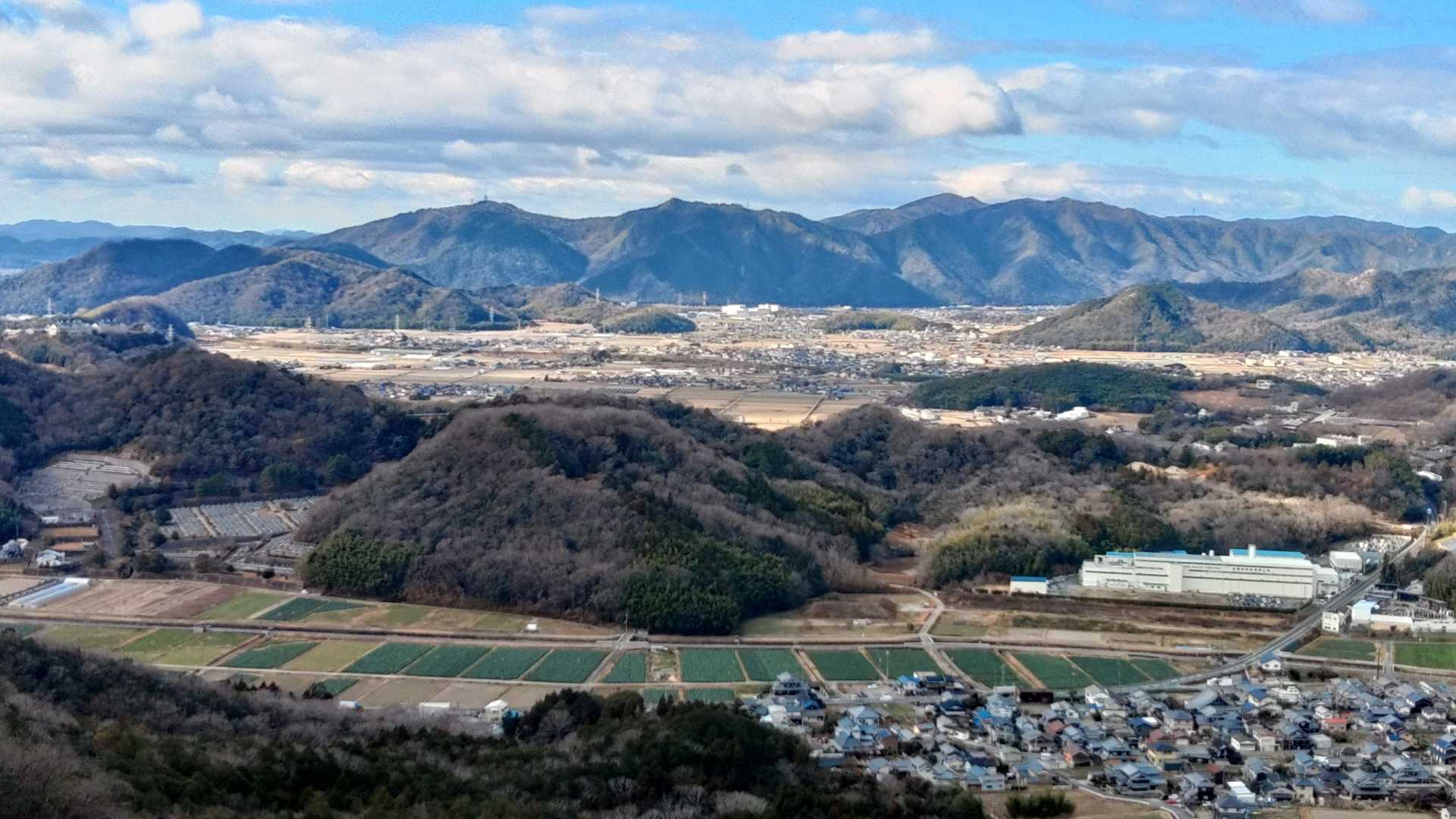 大黒岩から、新龍アルプスを一望。