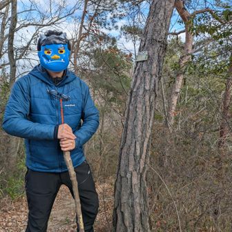 棒というより杖みたい😂