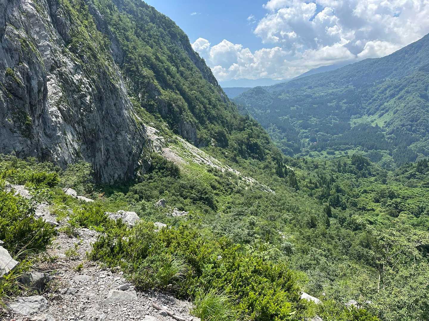 ヒスイ峡登山口-明星山 往復コースの写真