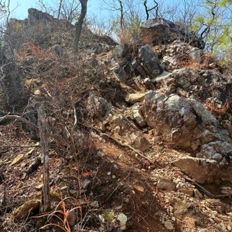 なもないピークをいくつか超えていきます