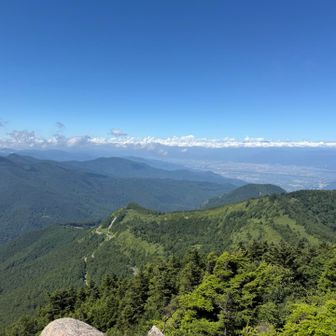 北アルプス方面もまだまだよく見えました。