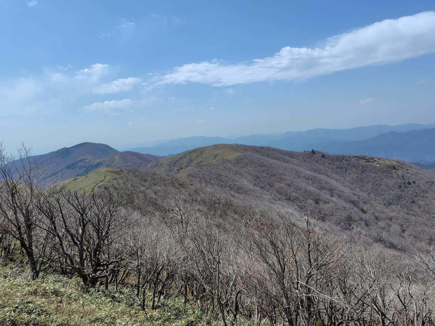 初めての場所から見る稜線の景色👀