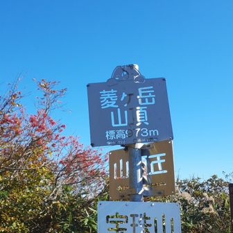 五頭連峰の最高峰
菱ヶ岳より