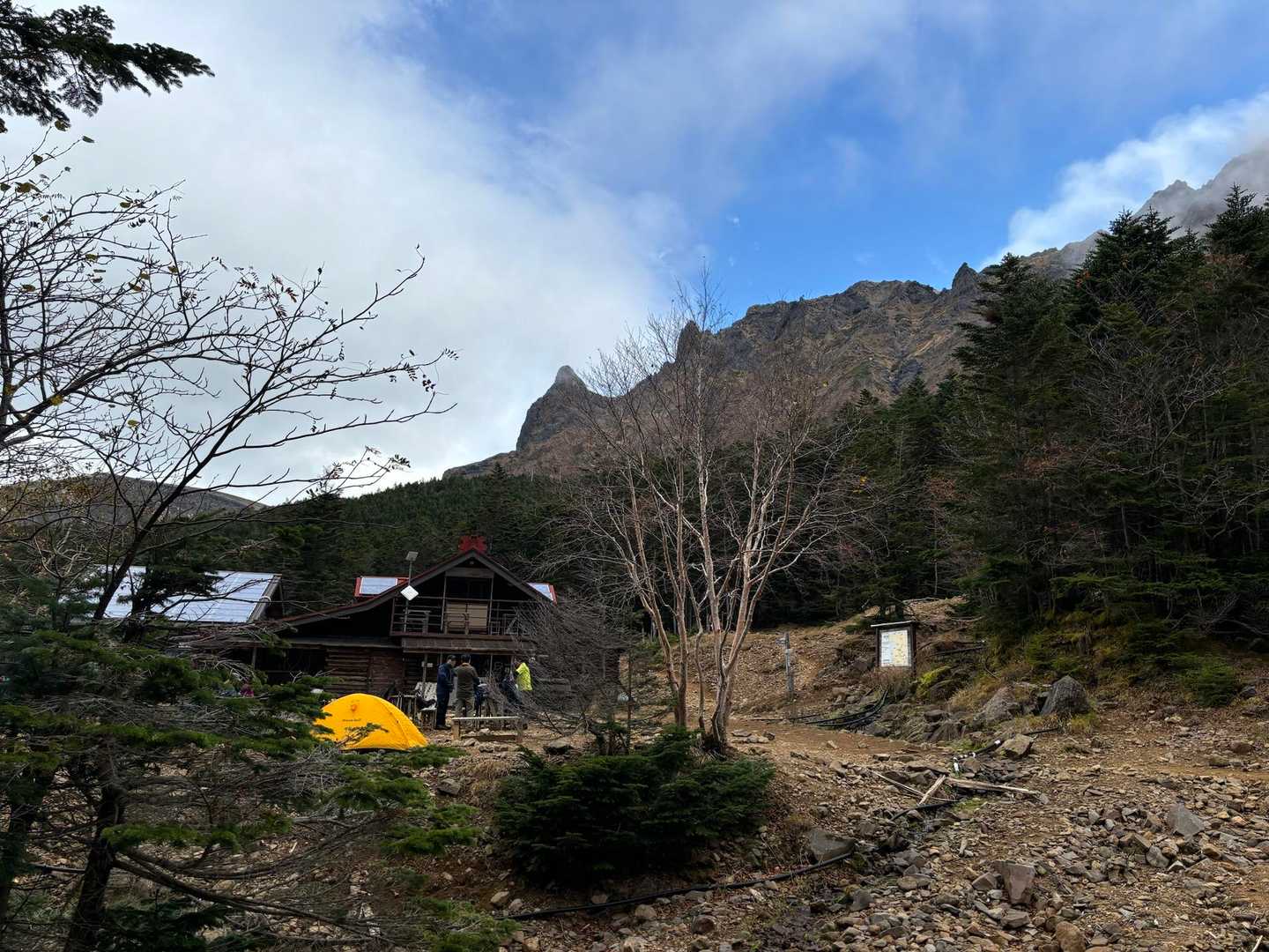 南沢-赤岳-地蔵ノ頭-赤岳鉱泉-北沢 周回コースの写真