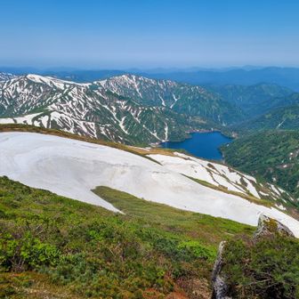 前回の以東岳は大鳥池から