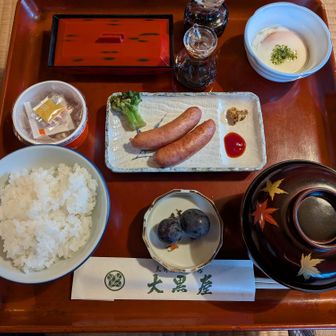 朝ごはんは、6時半から。普段は食べない朝ごはんをお代わりまでしました😊
