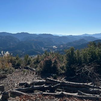 山頂からの広角写真。
この景色を見ながらランチタイム🥪