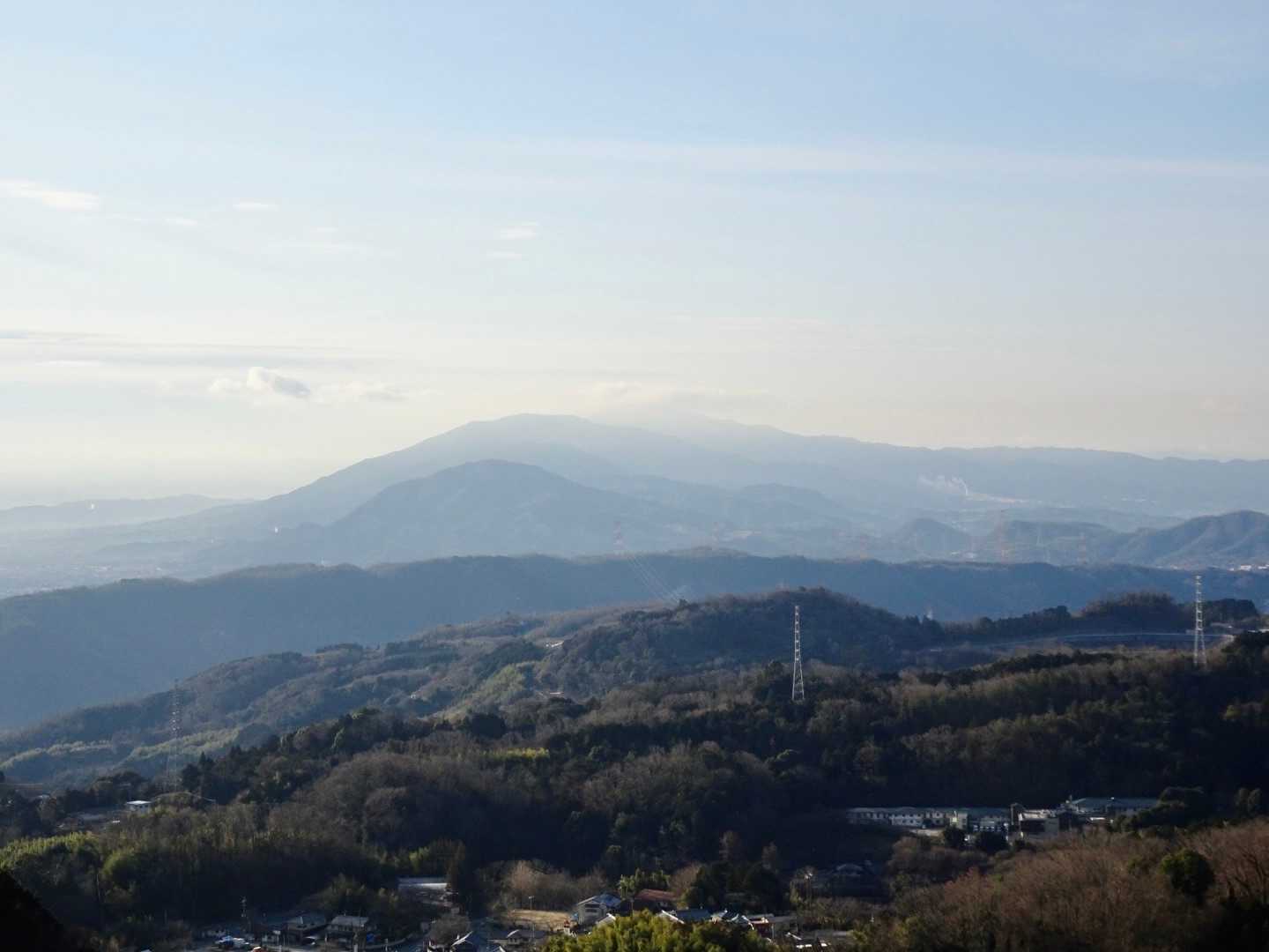 信貴山下駅-万葉荘園バス停-西和清陵高校バス停-ハイキング 縦走コースの写真