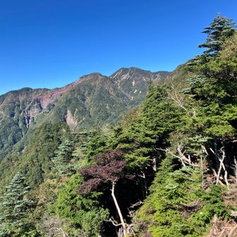 赤薙山頂からの女峰方面
期待しかない