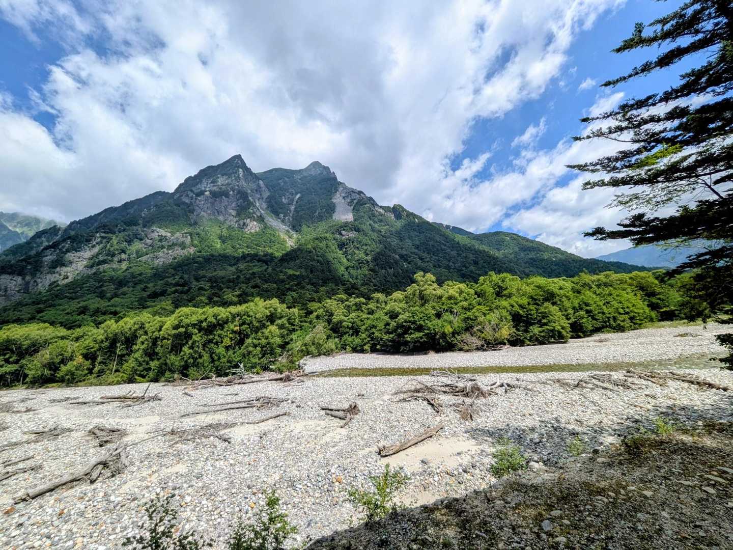 上高地バス停-河童橋-徳沢登山口 縦走コースの写真