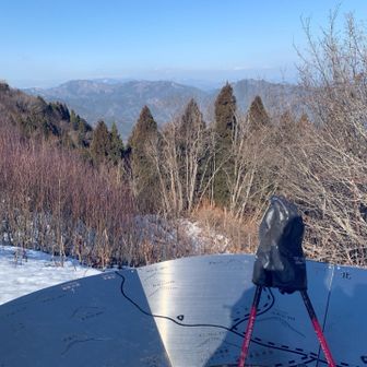 雪山お決まりのポーズ😄