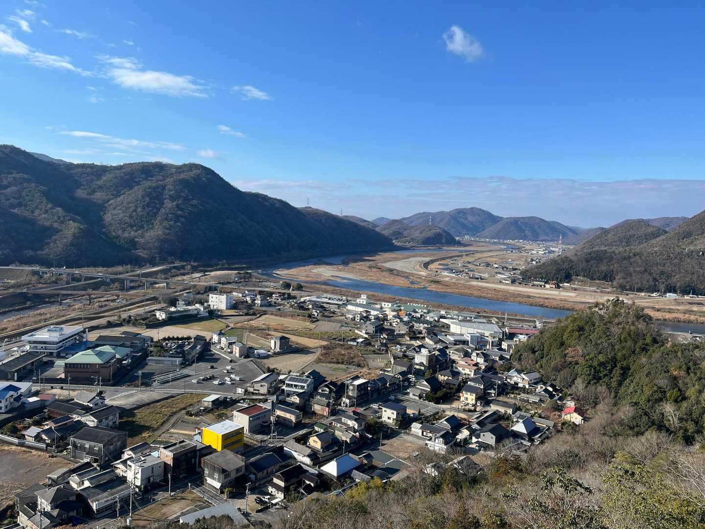6合目からの風景。