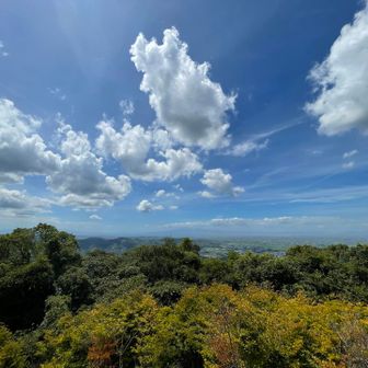天気よく眺望いいです！多良岳、経ヶ岳方面