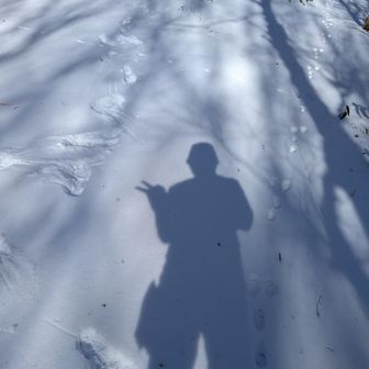 積雪10cmくらいかな✌️