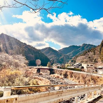 降りて来たら青空多め