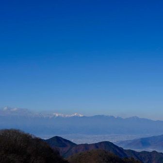 南アルプスも見えました。