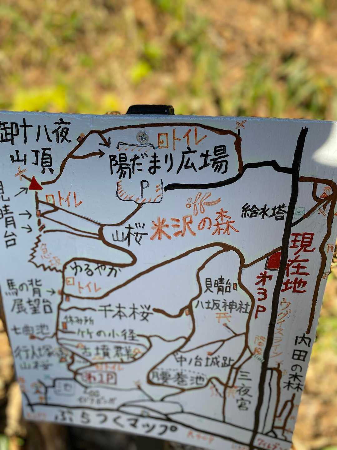 御十八夜-内田の森入口-きつね山 周回コースの写真