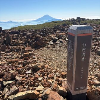 何処からでも景色が素晴らしいので、山頂標識とどの山を一緒に撮るのか贅沢な悩み😅
