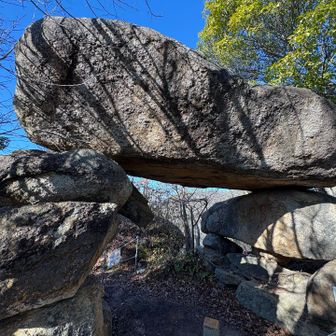 古代峠の下は通行止め
登山道はこの石門の裏側でした😅
この後ルートミスをして戻りました