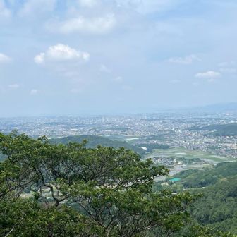 炮烙岩（西テラス）からの豊橋市街