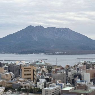 城山展望台からの桜島