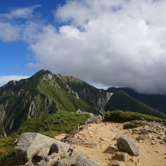 空木岳どーん