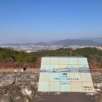 いこいの森の展望所に寄って、お疲れ様でした～🐤