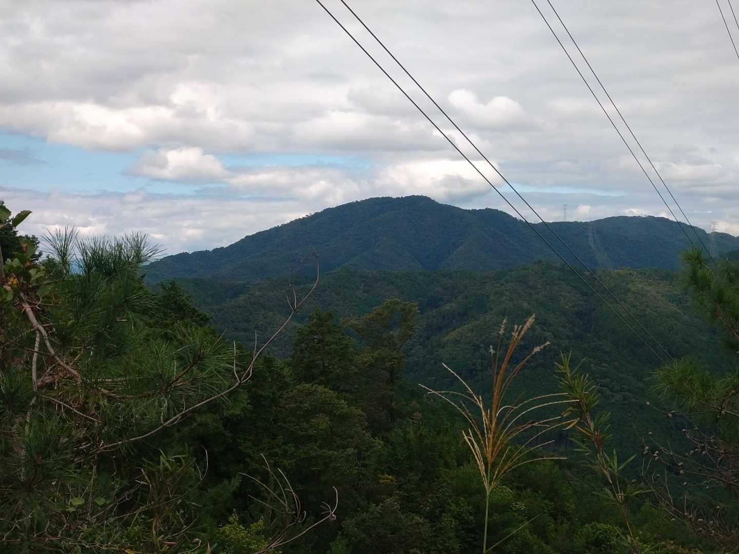 みすぎ山🏕️から牛松山🏕️が見える✨👀